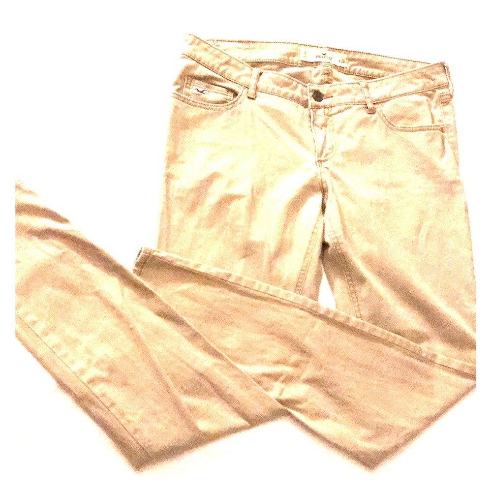 Hollister Khaki Chino Pants Slight Stretch Jeg